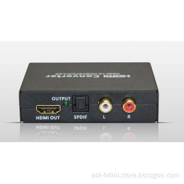 HDMI to HDMI + Audio (SPDIF + RCA L / R) Audio Converter